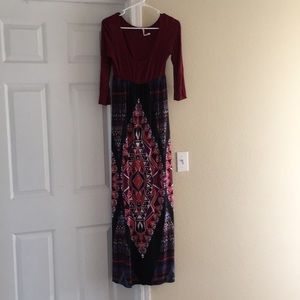 Maternity Pink blush maxi dress